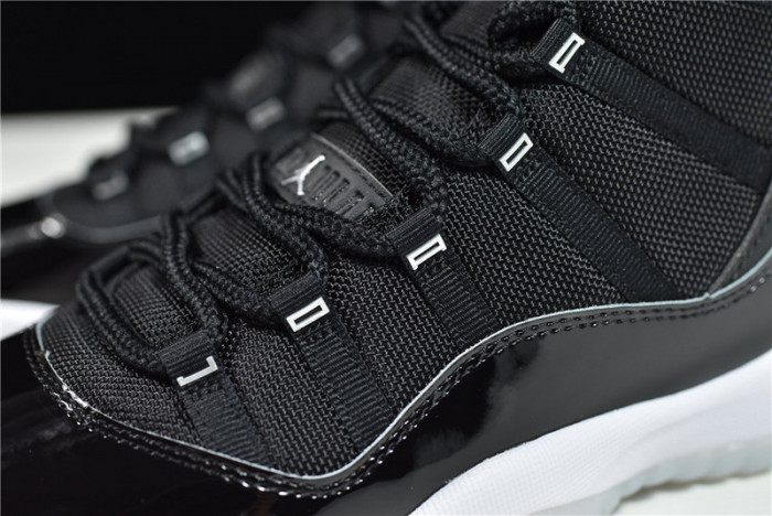 Air Jordan 11 25th Anniversary Black Silver Eyelets CT8012-011
