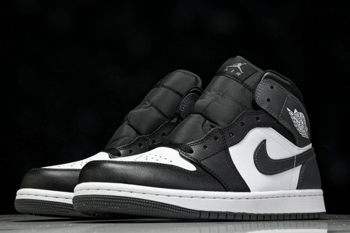 Air Jordan 1 Mid Black White Iron Grey   DQ8426-001