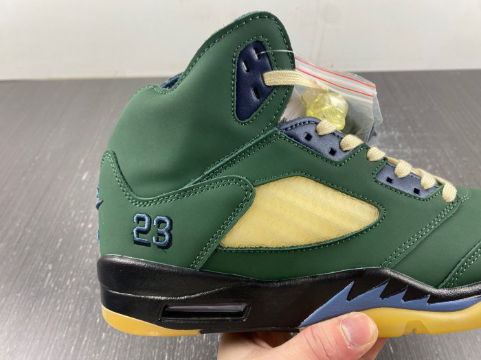 Air Jordan 5 "Navy Green”  FZ5758-003