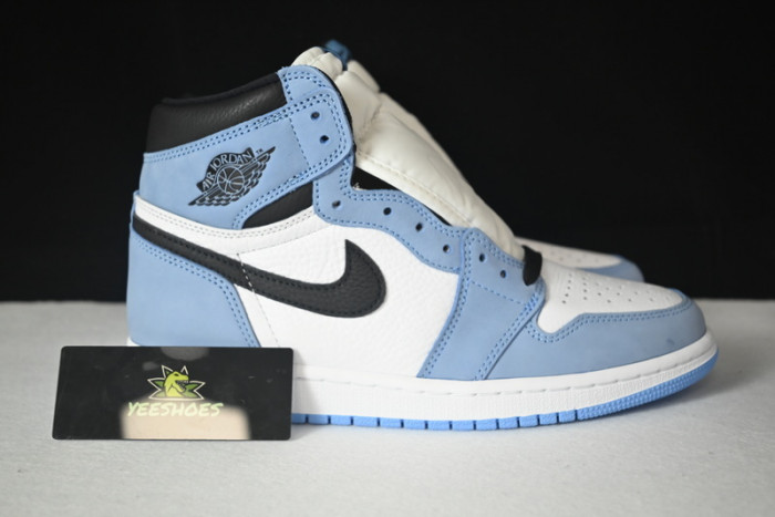 AIR Jordan 1 Retro High White University Blue Black 555088-134