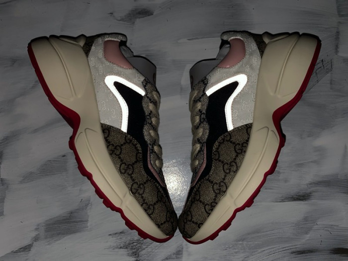 GUCC Rhyton Vintage Trainer Sneaker 620185 99WF0 4371