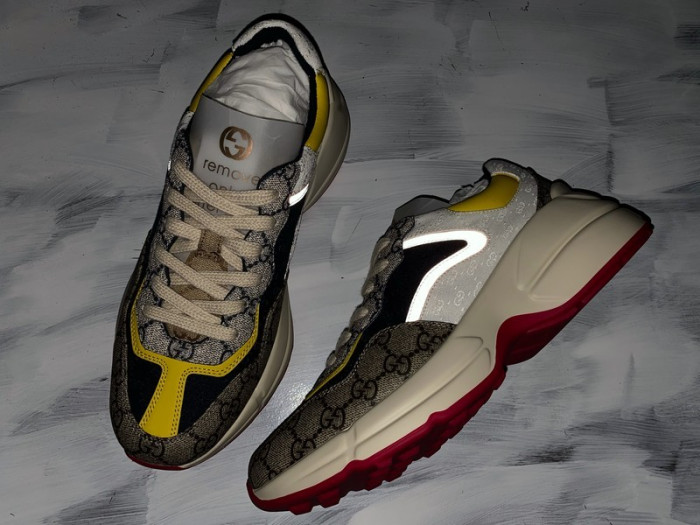 GUCC Rhyton Vintage Trainer Sneaker 619891 99WF0 4370