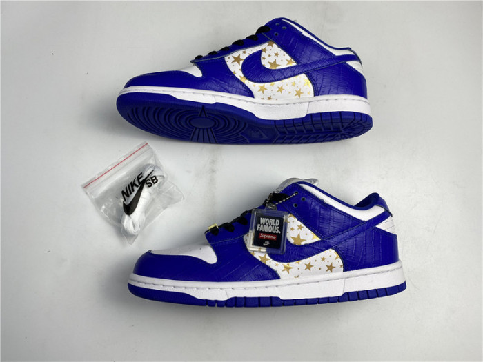 Nike SB Dunk Low Supreme Stars Hyper Royal (2021)  DH3228-100