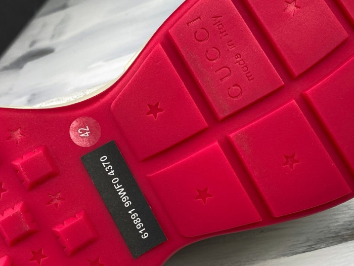 GUCC Rhyton Vintage Trainer Sneaker 619891 99WF0 4370