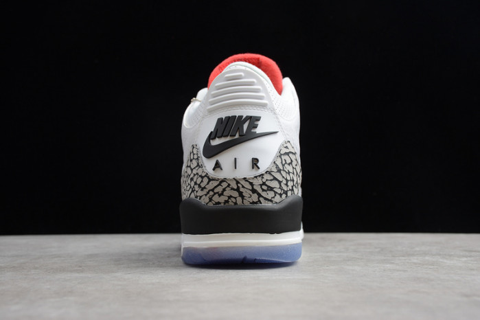 Air Jordan 3 Retro Free Throw Line White Cement 923096-101
